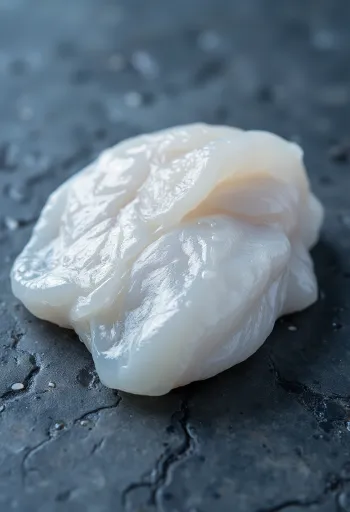 Värske tursafilee sidruni, peterselli ja meresoolaga puidust lõikelaual