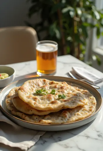 Värskelt küpsetatud Eritrea ja Etioopia lameleib Injera