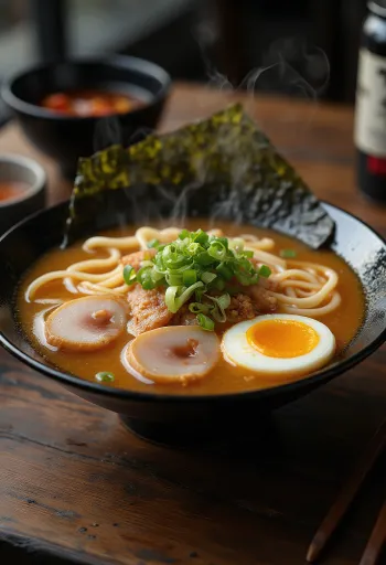 Chashu ramen serveerituna