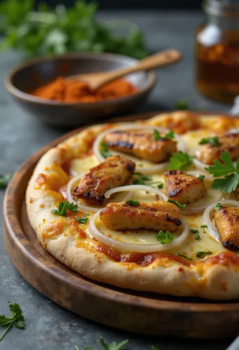 Pizza Ghanaian Style serveeritult