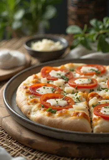 Pizza al Mascarpone basiiliku ja parmesaniga