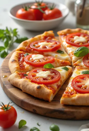 Pizza al Pomodoro Fresco värske tomati ja mozzarellaga