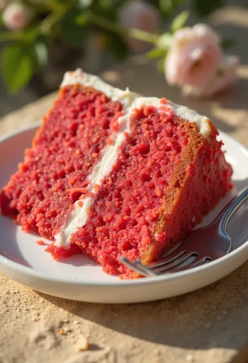 Red velvet tort kreemjate kihtidega