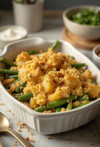 Vegan aedobavorm kartuliga serveerituna