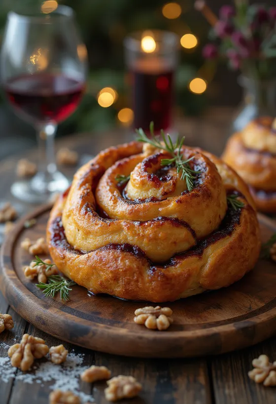 Hõõgveini-korstnasai serveerituna