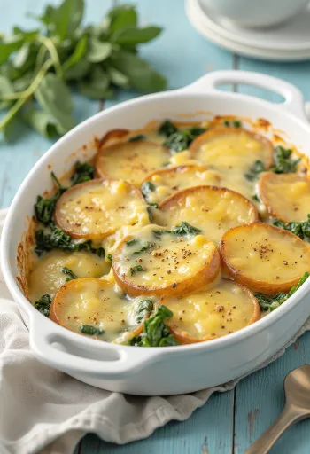 Vegan spinativorm serveerituna