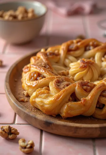 Tokaji veini ja pähkliga burek serveerituna