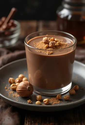 Nutella panna cotta klaasis