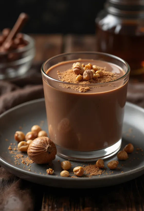 Nutella panna cotta klaasis