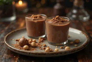 Nutella panna cotta klaasis
