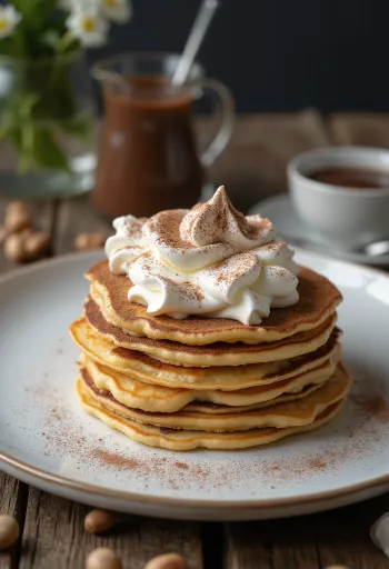 Pannkoogitort Nutella ja vahukoorega