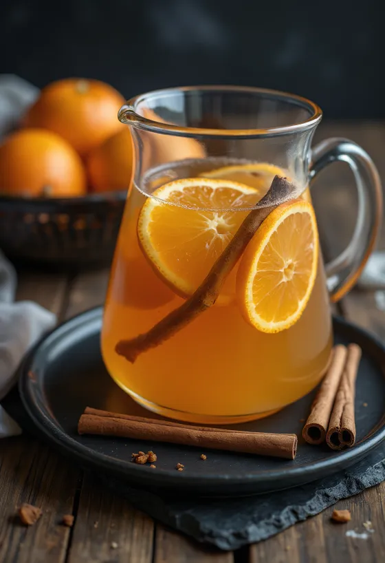 Vürtsikas apelsinibool klaasis