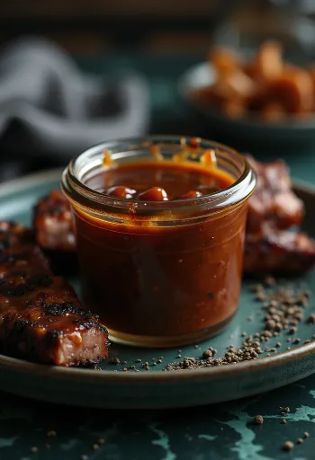 BBQ-kaste karamelliseeritud sibulaga