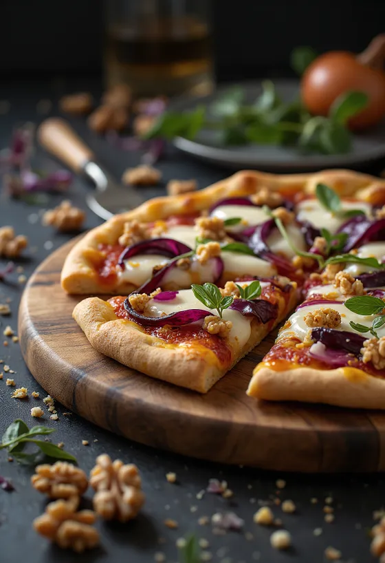 Pizza al Radicchio radicchio ja juustuga