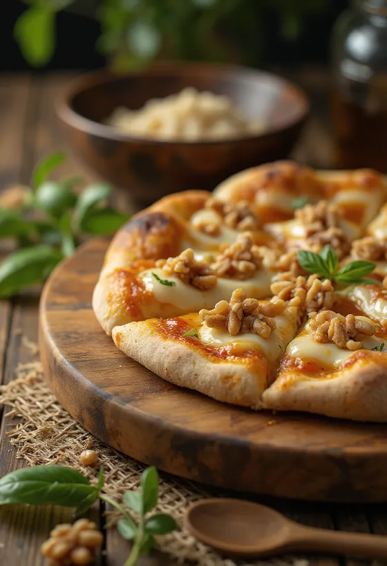 Pizza alle Noci pähklite ja juustuga