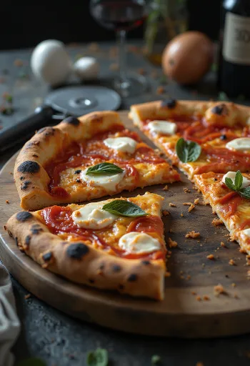 Pizza Napoletana – Paksu äärega Napoli pitsa serveeritult