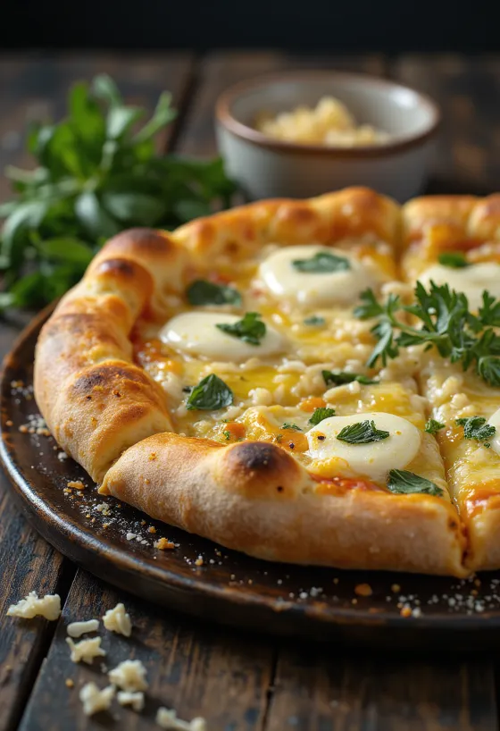 Pizza all’Aglio küüslaugu ja juustuga