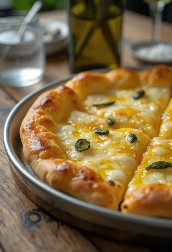 Pizza all’Olio extra virgin oliiviõli ja värskete ürtidega