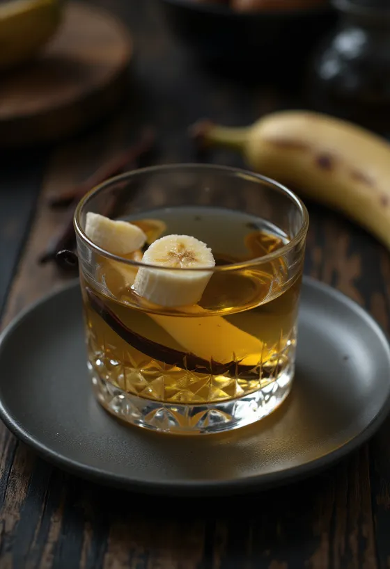 Banaaniliköör pudelis