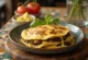 Traditsiooniline Salvadori pupusa juustu ja ubadega
