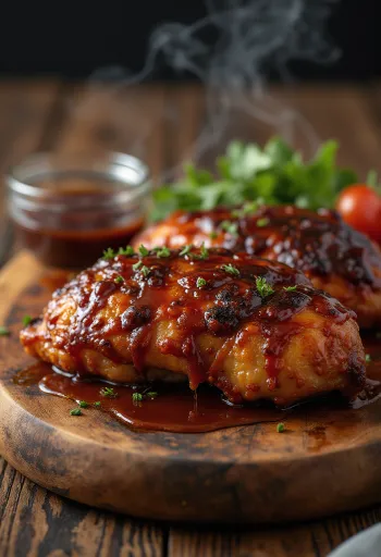BBQ-kanafilee serveeritult