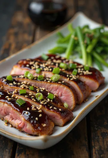 Teriyaki-part, Jaapani stiilis pardifilee kastme ja seesamiseemnetega