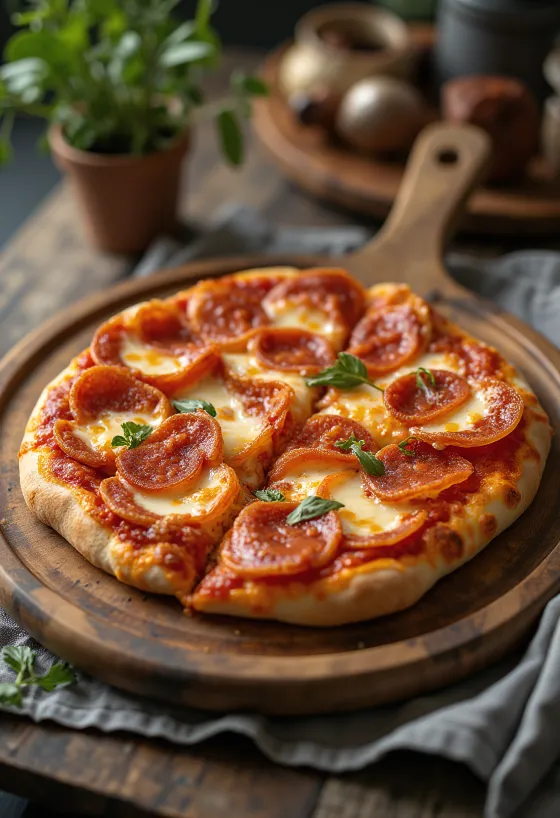 Topelt-pepperoni pitsa ekstra salaamiga