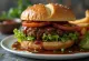 Vegan BBQ-burger värskete köögiviljadega