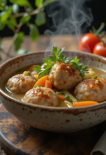 Albóndigas serveerituna