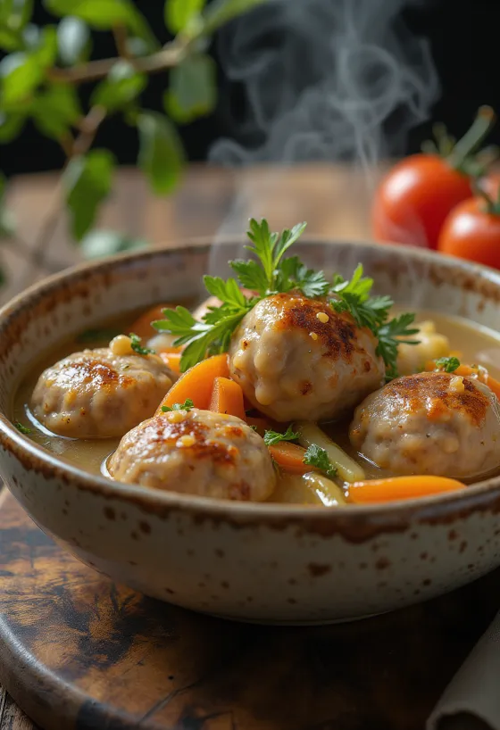 Albóndigas serveerituna