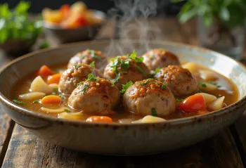 Albóndigas serveerituna
