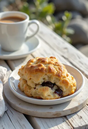 Pähklikreemiga marmorjas scone