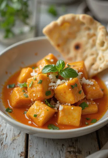 Röstitud tofu tai kastmes serveerituna