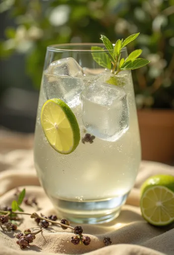 Gin Tonic laimiviilude ja jääkuubikutega