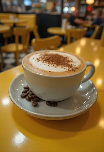 Mündi ja vürtsidega latte tassis