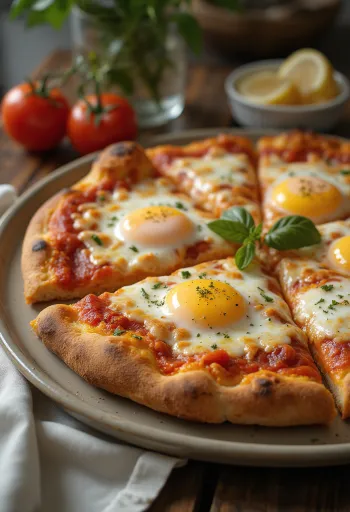 Pizza a Caballo härjasilma, paksu põhja ja mozzarellaga