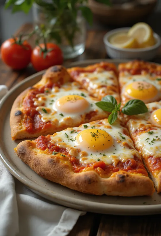 Pizza a Caballo härjasilma, paksu põhja ja mozzarellaga