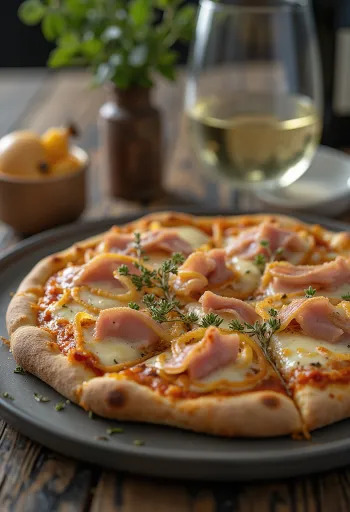 Pizza alla Messinese tuunikala ja sibulaga