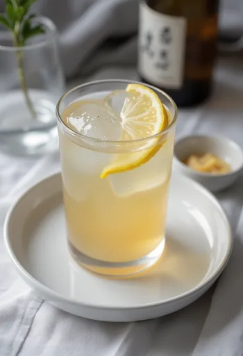 Jaapani sake-siider serveerituna klaasis