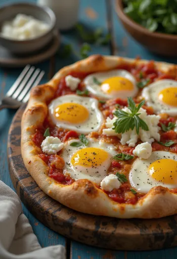 Pizza alla Norma Sitsiilia baklažaani ja ricottaga