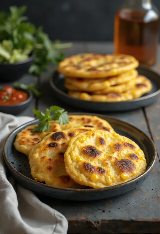 Peruu maisileib serveerituna