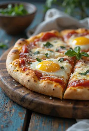 Pizza alla Parmigiana baklažaani ja parmesaniga
