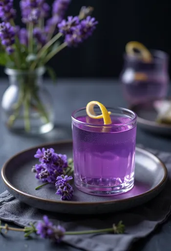 Lavendliliköör pudelis