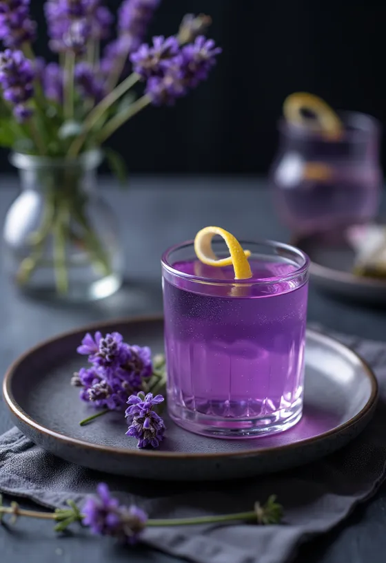 Lavendliliköör pudelis