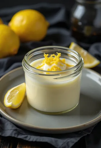 Sidruni panna cotta klaasis