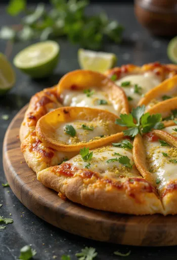 Pizza Costarricense serveerituna