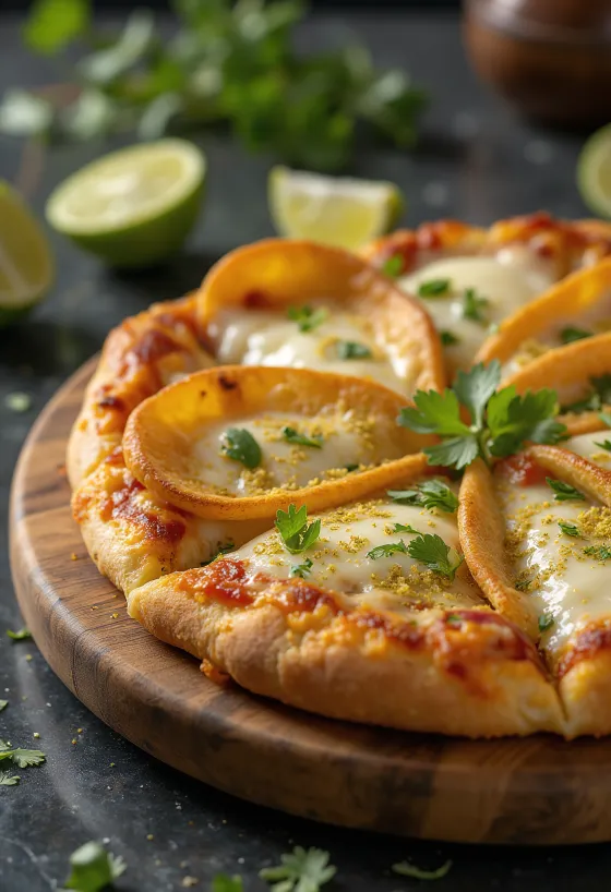 Pizza Costarricense serveerituna