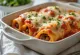 Vorstiga cannelloni tomatikastme ja juustuga serveeritult