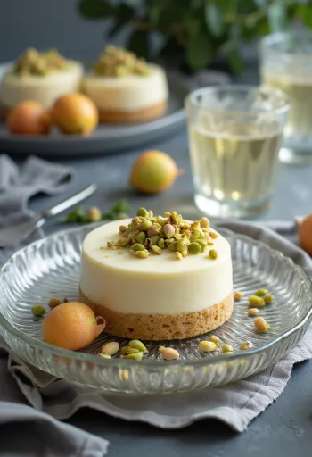 Litši-valge šokolaadi tort kaunistatult