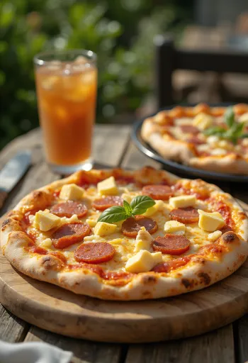 Pizza Dominicana serveeritult